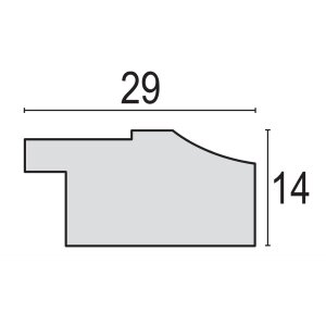 Cornice ZEP grigio Enna 15x20 cm