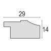 Cornice ZEP grigio Enna 15x20 cm