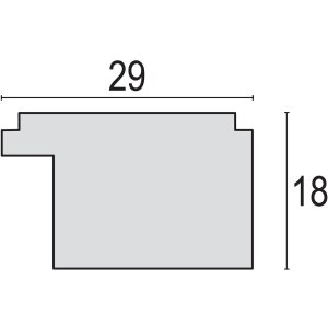 Cornice ZEP Avola marrone 13x18 cm