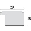 Cornice ZEP Avola marrone 13x18 cm