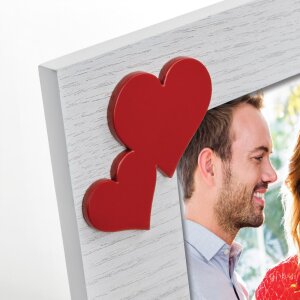 ZEP Portafoto in legno Laila 10x15 cm Hearts