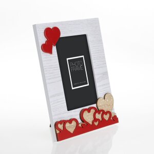 ZEP Portafoto in legno Laila 10x15 cm Hearts