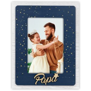 ZEP Cornice per foto in legno Astro Blue 10x15 cm Cornice...