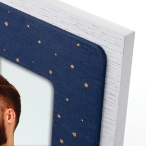 ZEP Cornice per foto in legno Astro Blue 10x15 cm Cornice per foto di papà