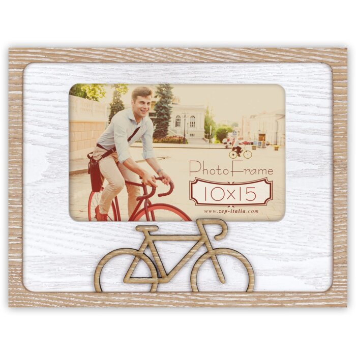 ZEP Cornice per foto in legno Sprint 10x15 cm Cornice per foto di biciclette