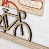 ZEP Cornice per foto in legno Sprint 10x15 cm Cornice per foto di biciclette
