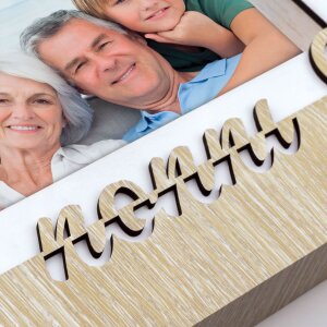 ZEP Cornice per foto in legno Blanca IT 10x15 cm Nonni
