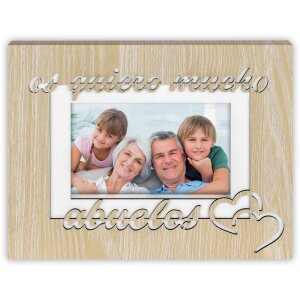 ZEP Cornice per foto in legno Blanca ES 10x15 cm Nonni