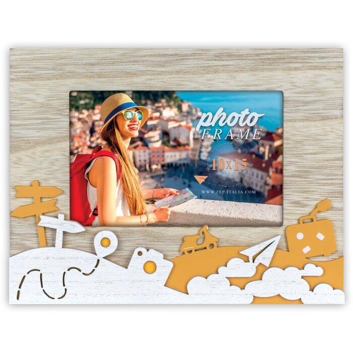 ZEP Portafoto in legno Soave 10x15 cm Portafoto Vacanze