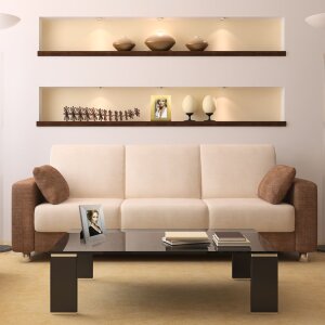 ZEP Cornice di legno Glam argento 10x15 cm