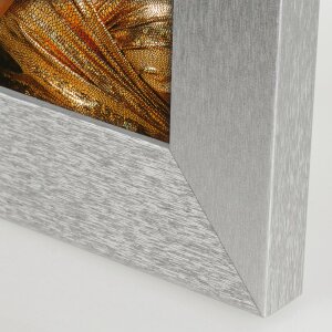 ZEP Cornice di legno Glam argento 10x15 cm