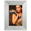 ZEP Cornice di legno Glam argento 20x30 cm