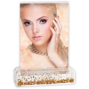 ZEP Portafoto glitterato Wynn Glitter oro 10x15 cm