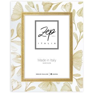 Portafoto in vetro ZEP Siracusa 13x18 cm oro