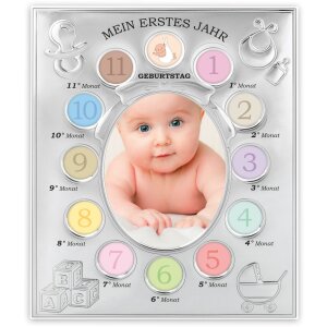 ZEP Cornice per neonato 12 mesi compleanno - Il mio primo...