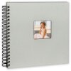 Album a spirale ZEP Grigio nebbioso 25x25 cm 50 pagine nere