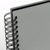 Album a spirale ZEP Grigio nebbioso 25x25 cm 50 pagine nere