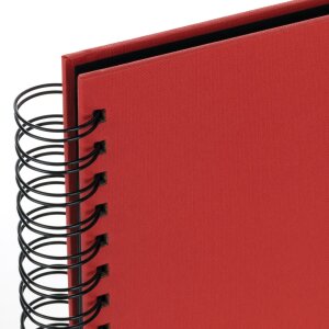Album a spirale ZEP Rosso nebbioso 25x25 cm 50 pagine nere