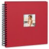 Album a spirale ZEP Rosso nebbioso 25x25 cm 50 pagine nere