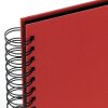 Album a spirale ZEP Rosso nebbioso 25x25 cm 50 pagine nere