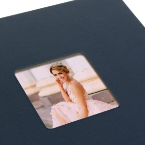 Album a spirale ZEP Blu nebbioso 25x25 cm 50 pagine nere