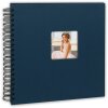Album a spirale ZEP Blu nebbioso 25x25 cm 50 pagine nere