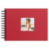 Album a spirale ZEP Rosso nebbioso 21x16 cm 50 pagine nere