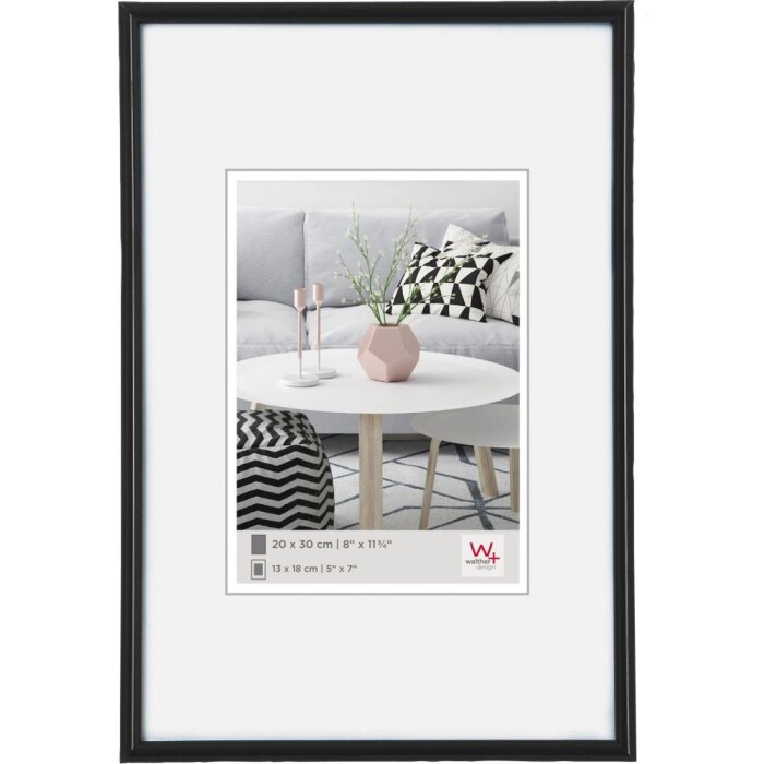 Cornice in plastica GALERIA 28x35 cm - nero