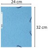 Cartella Exacompta con elastico 3 lembi 400g Formato DIN A4