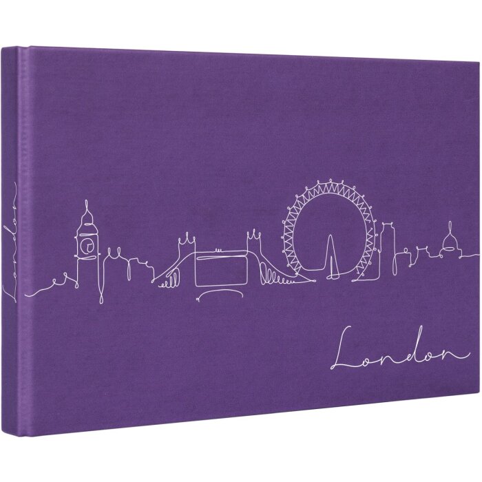 Album fotografico Panodia Londra 33,8x23,2 cm 60 pagine nere