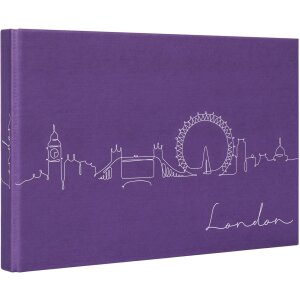 Album fotografico Panodia Londra 33,8x23,2 cm 60 pagine nere