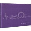 Album fotografico Panodia Londra 33,8x23,2 cm 60 pagine nere