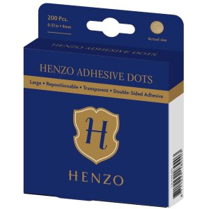 Henzo punti adesivi 8mm rimovibili 300 pezzi