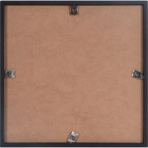Telaio in legno Henzo Piano 40x40 cm nero con passe-partout 30x30 cm