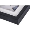 Telaio in legno Henzo Piano 40x40 cm nero con passe-partout 30x30 cm