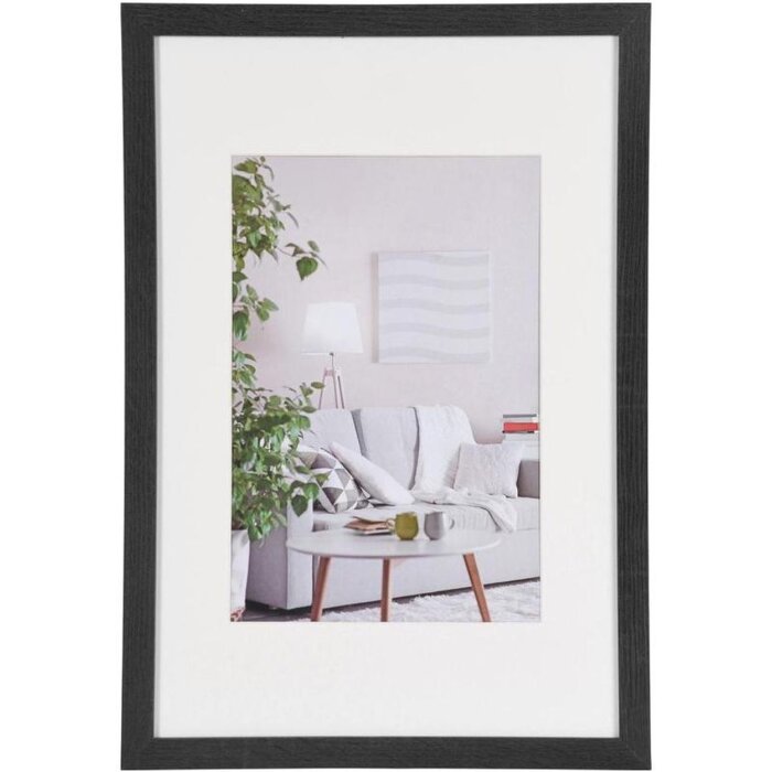 Henzo Cornice per quadri moderna 30x45 cm nero