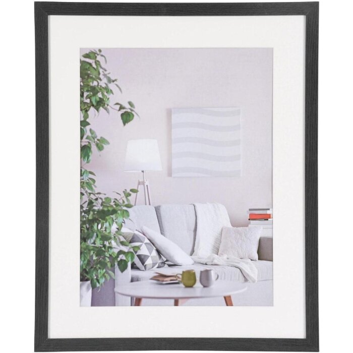 Henzo Cornice moderna 40x50 cm nero