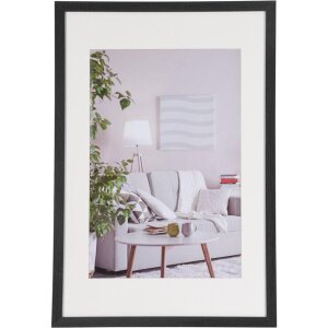 Henzo Cornice moderna nera 40x60 cm con passepartout...