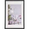Henzo Cornice moderna nera 40x60 cm con passepartout 30x45 cm