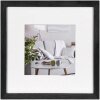 Henzo Cornice moderna 30x30 cm nero