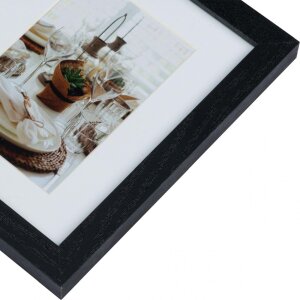 Henzo Galleria fotografica moderna 23x35 cm nero 2 foto 13x18 cm