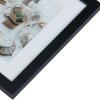 Galleria fotografica moderna 23x50 cm nero 3 foto 13x18 cm