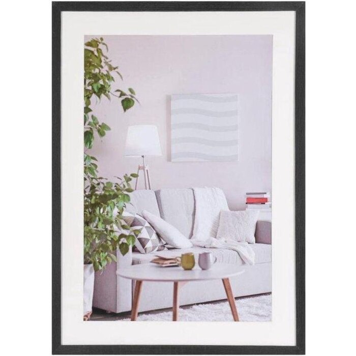 Henzo Cornice moderna 60x80 cm nero