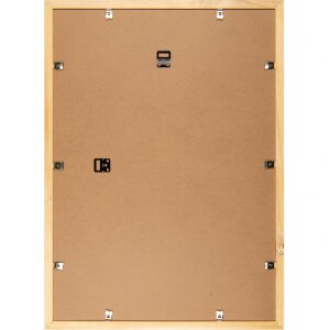 Cornice in legno Henzo Verona 40x60 cm marrone scuro con passe-partout 30x45 cm