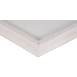 Cornice in legno Viola 40x40 cm bianco
