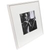 Cornice in legno Viola 40x40 cm bianco