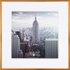 Telaio in alluminio Henzo Manhattan bronzo 40x40 cm con passepartout 30x30 cm