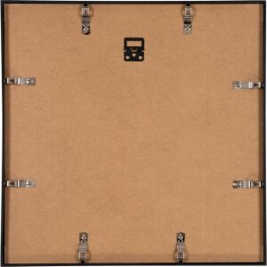Henzo Telaio in alluminio Manhattan nero 40x40 cm con Passepartout 30x30 cm