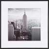 Henzo Telaio in alluminio Manhattan nero 40x40 cm con Passepartout 30x30 cm