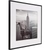 Henzo Telaio in alluminio Manhattan nero 40x40 cm con Passepartout 30x30 cm